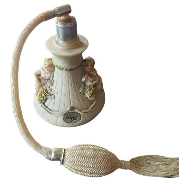 BERGER Perfume Antique Atomizer and Matching Trinket Dish - Picture 2 of 5